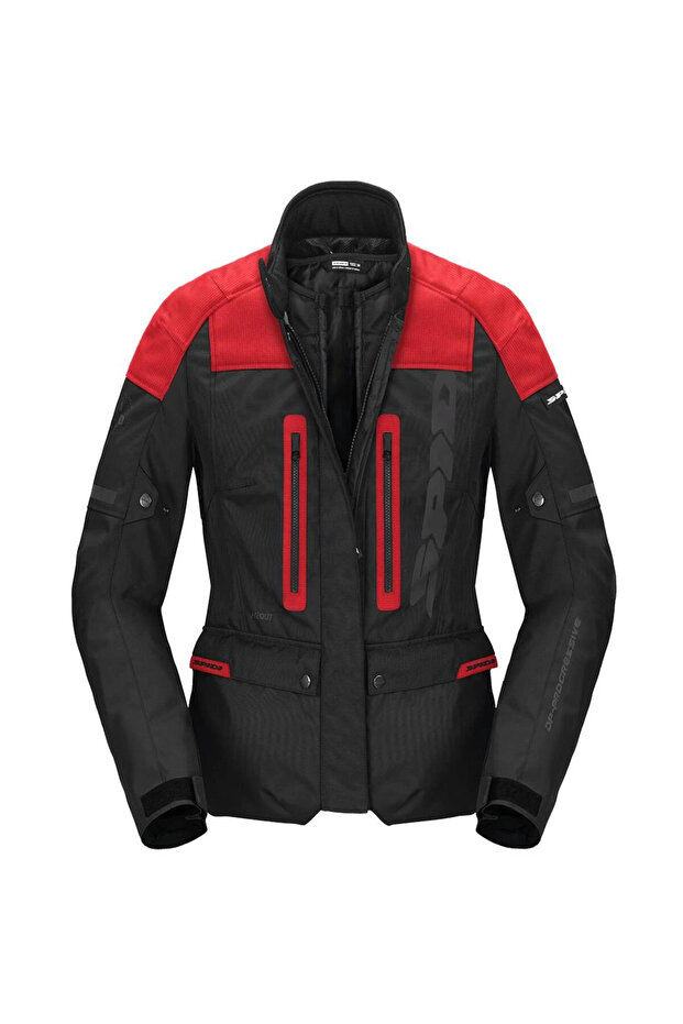سترة TRAVELER 3 EVO LADY H2OUT باللون الأحمر