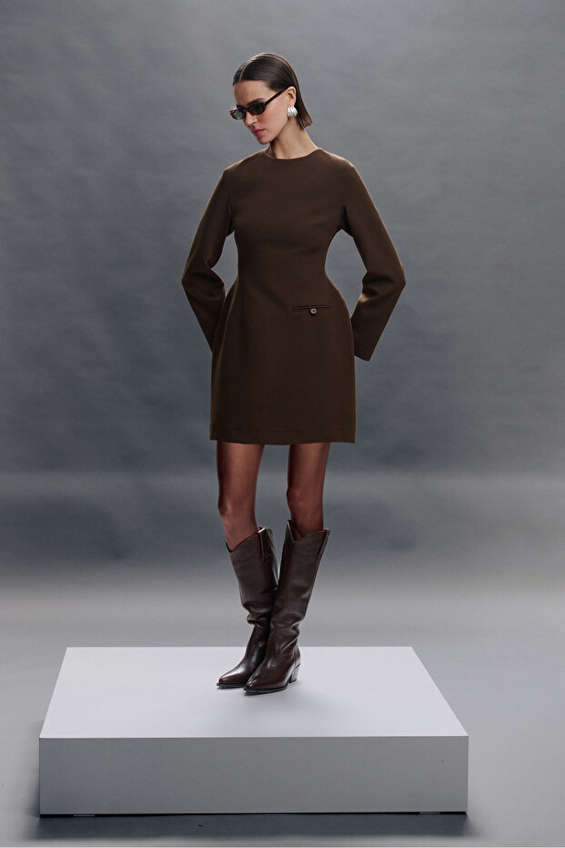 Exclusive mini elbise - 1