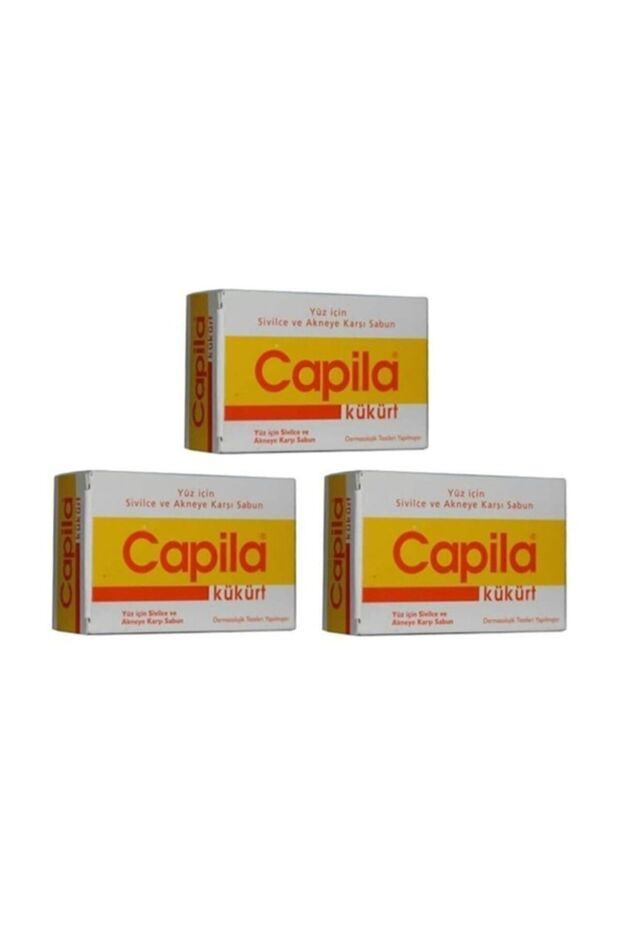 Sulfur Soap Yellow Box 90 gr x 3 Pieces