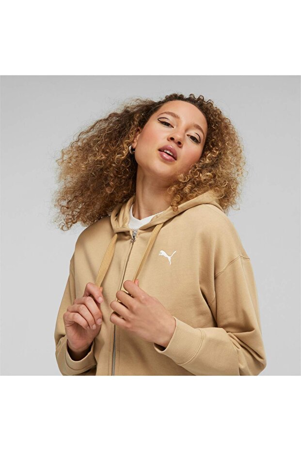 Zip Ceket, M, Krem - 2