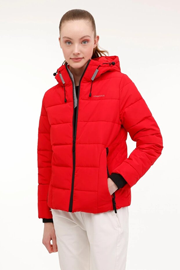 APRESKI COAT Red Women's Short Coat 100559600