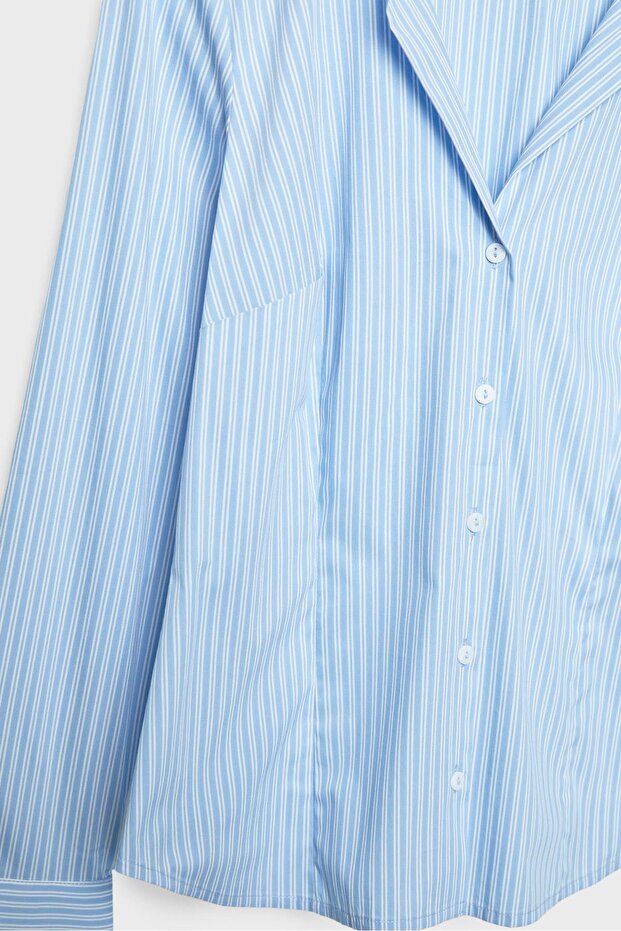 Basic striped fitted shirt - 7