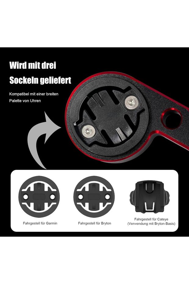 Bicycle Computer Mount, Mimoke, Adjustable, Multifunctional - 5