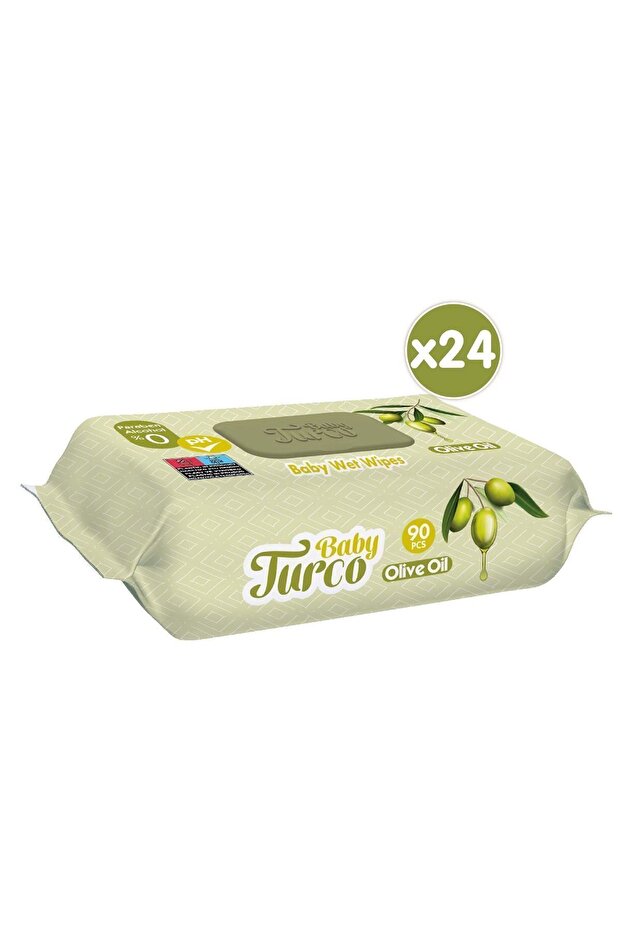 Zeytinyağlı Islak Bebek Havlusu 24x90 Adet - 3