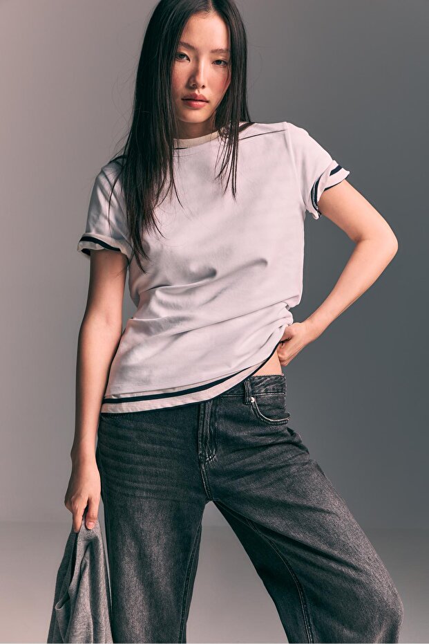 تي شيرت عادي ناعم الملمس - 3