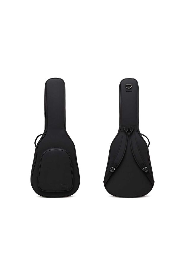 Classic Guitar Bag-Case-Thick-Gi̇gbag-Black-Flange-Linen-Waterproof-Gtrblack005