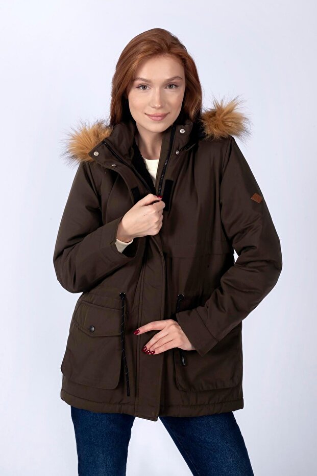 Hazel Kadın Mont Haki - 3