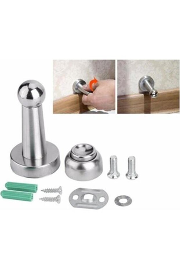 Mıknatıslı Kapı Tutucu 8cm Kapı Tamponu Kapı Stoperi - 2