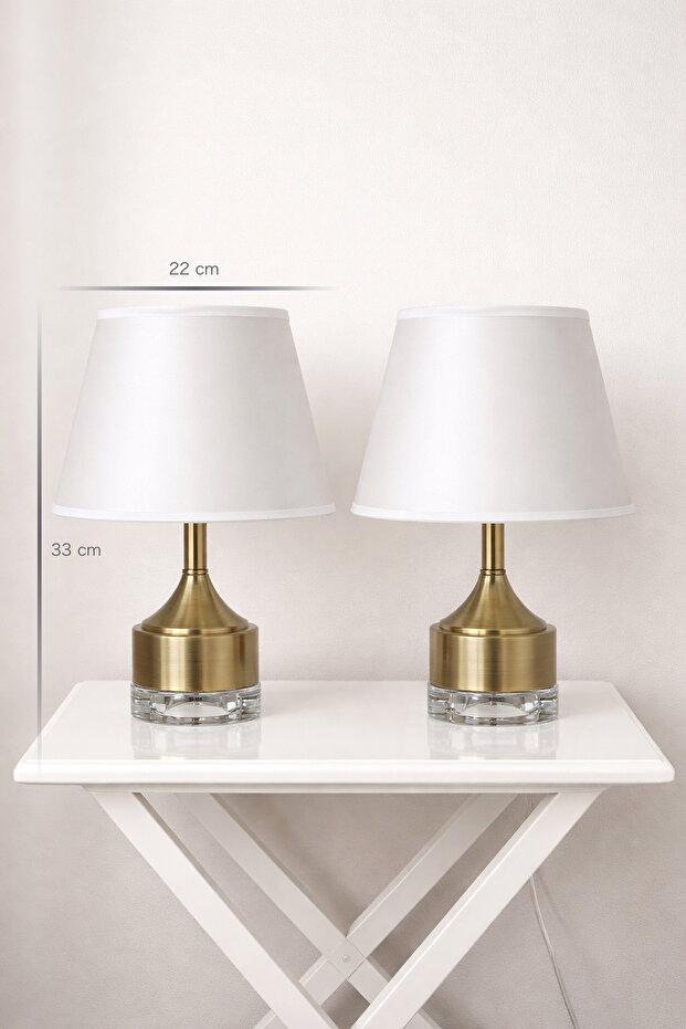 Parma Bronz Çift Abajur - 2