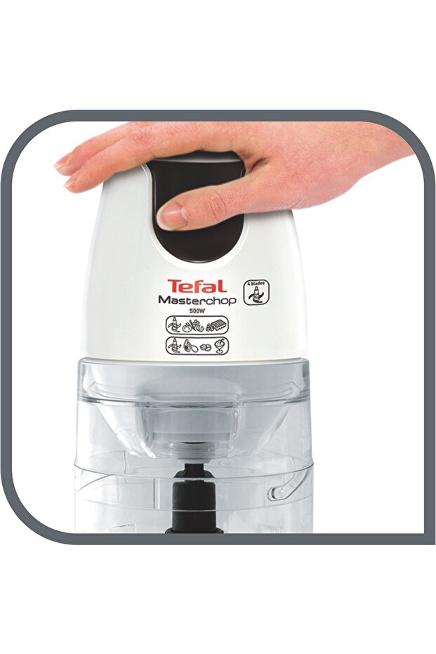 MasterChop Powelix Maxi 500 Watt 4 Bıçaklı Doğrayıcı Rondo [Beyaz] - 1500637071 - 6