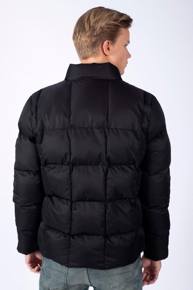 Davıs Erkek Şişme Mont Siyah - 3