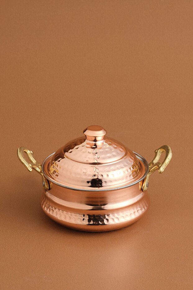 Ahlat Copper Mini Stew Pot 10 Cm