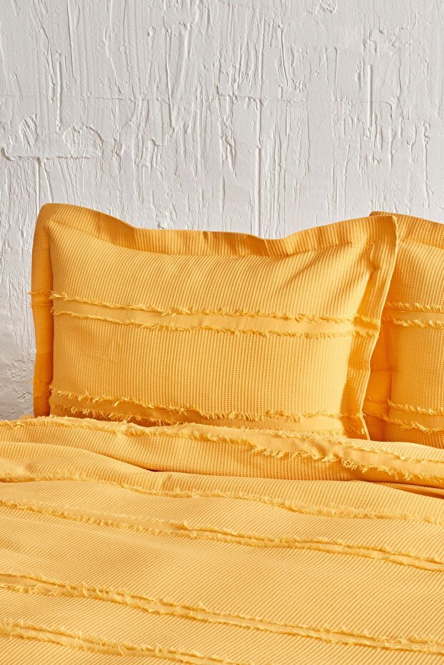 Hazel Double Bedspread Set Yellow - 3