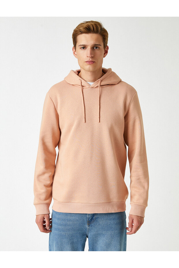 Basic Kapüşonlu Sweatshirt - 3