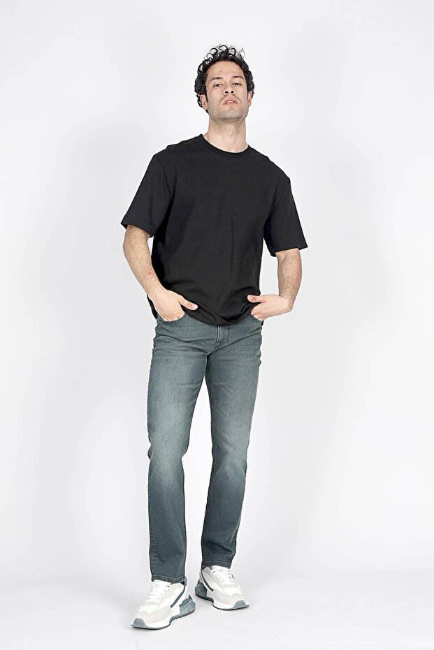 Hevass Men's 100% Cotton O-Neck T-Shirt Black
