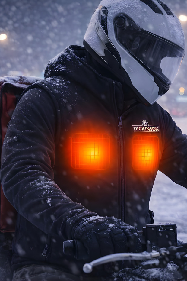 Softshell Isıtmalı Yelek Siyah - 4