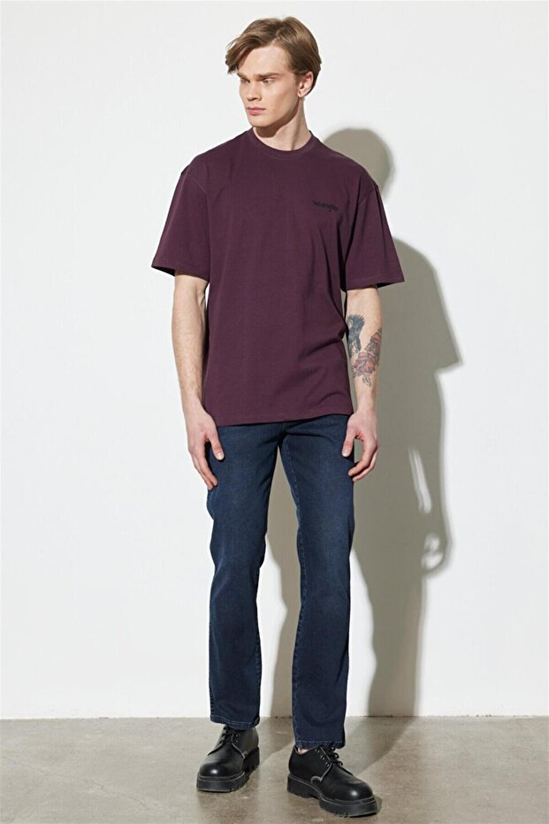 Texas Slim Jean Pants Mid Blue