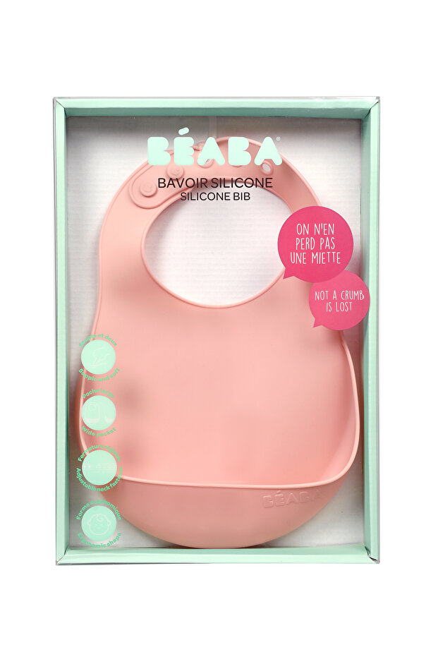 مريلة سيليكون - وردي - 2