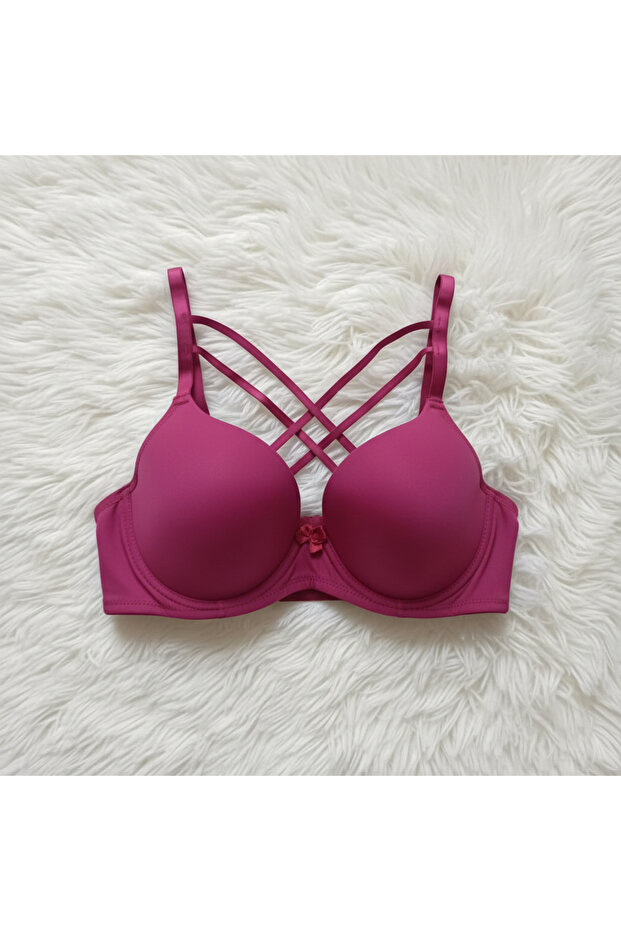 حمالة صدر Doğan بدون دعم برباط متقاطع في الأمام - 2