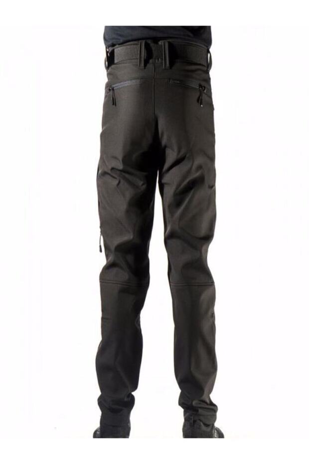 Siyah Softshell Pantolon - 5
