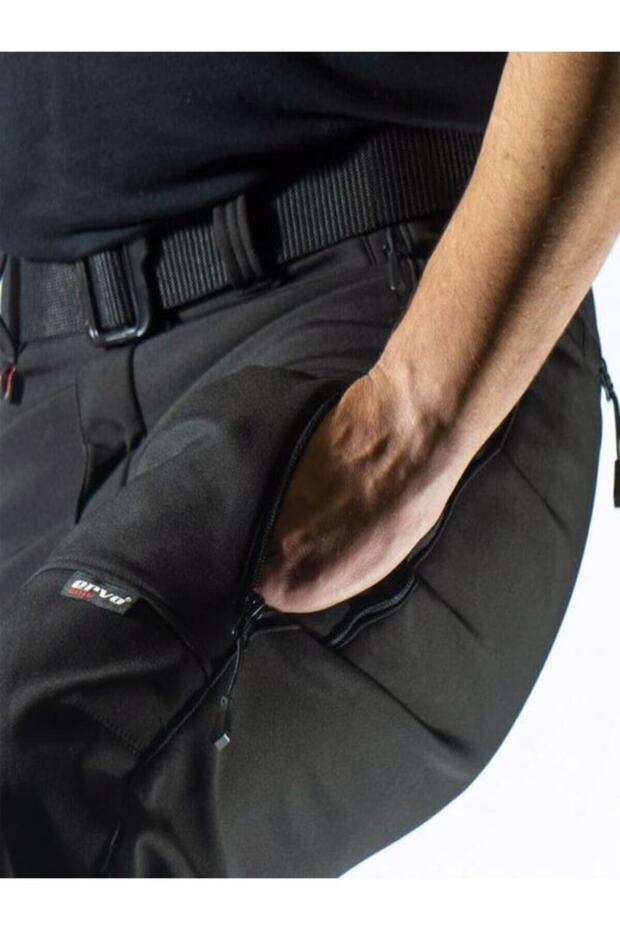 Siyah Softshell Pantolon - 4