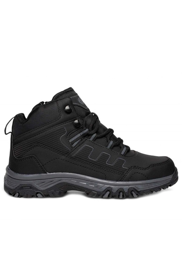 Men's Half-High Waterproof Outdoor Lace-Up Zippered Boots