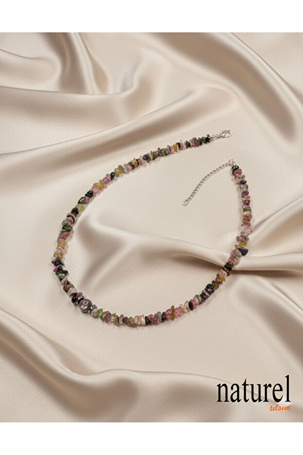 Tourmaline Natural Stone Choker Necklace