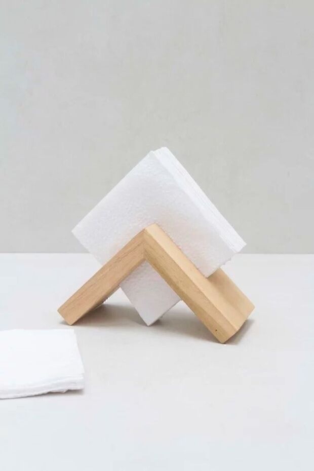 Ahşap Sofra Peçetelik - 1