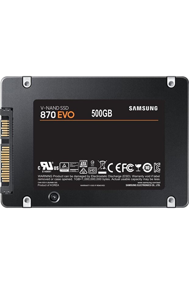 500GB 870 Evo 560MB-530MB-s Sata 2.5" (MZ-77E500BW) SSD Sabit Disk - 4