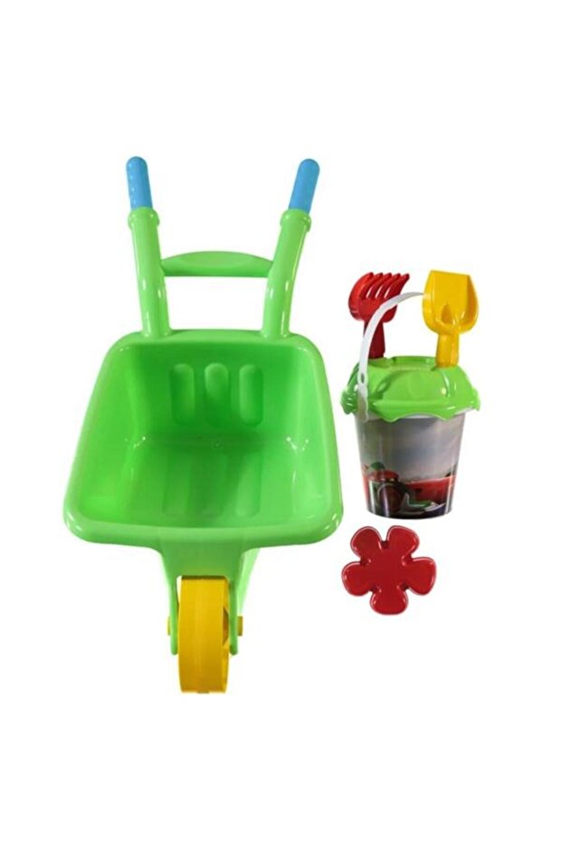 Dede Oyuncak El Arabası Plaj Set 01519 - 1