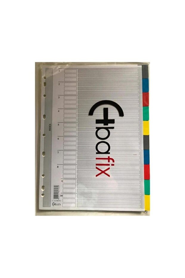 Separator 10 Color Plastic A4 - 1