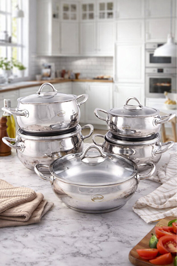 Ada 10 Parça Tencere Seti - 4