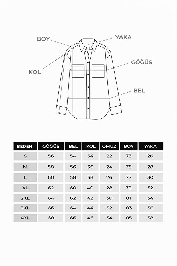 KALPLİ OVERSİZE GÖMLEK - 3