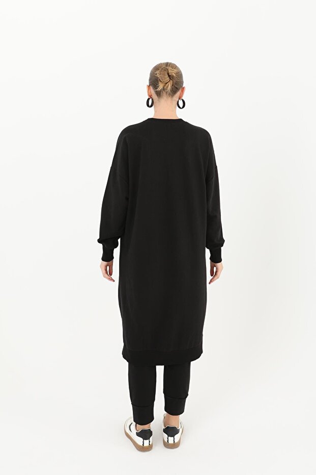 Kadın Basic Tunic - 30645TUN - BLACK - 6