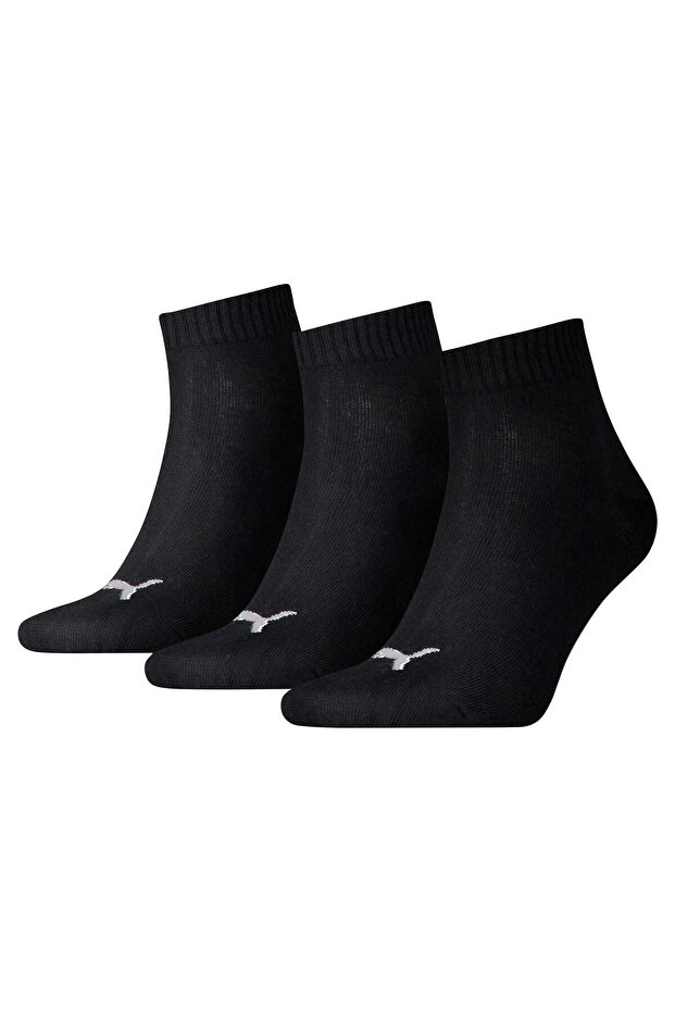 Plain Quarter Socks (Pack of 3)