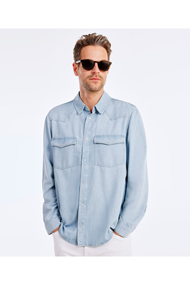 Denim Gömlek - 4