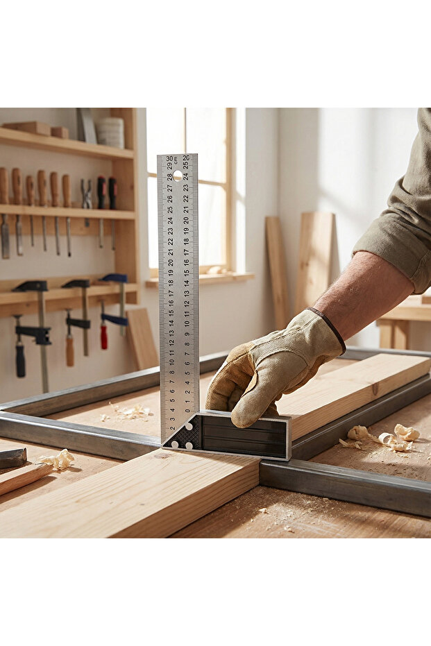 Ayarlı Gönye 300mm - 4