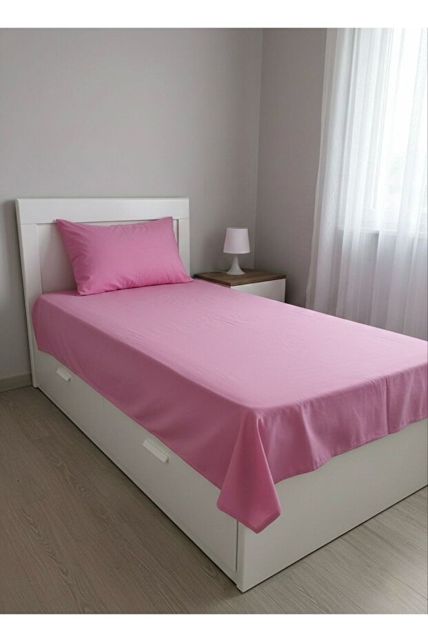 Untaş Single Elastic-Free Sheets and 1 Pillow Covers