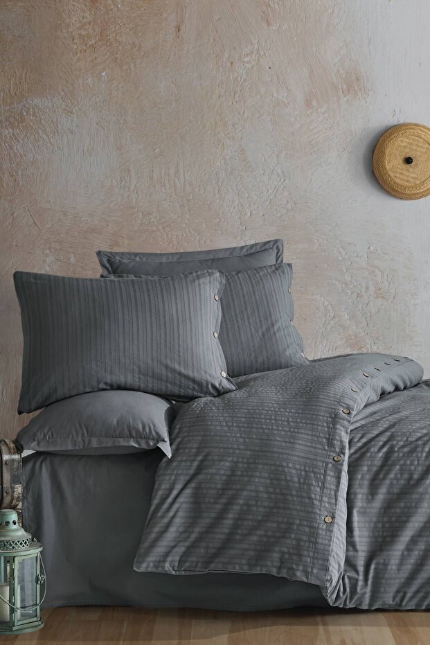 100% Cotton Single Buttoned Bedding Set - 3