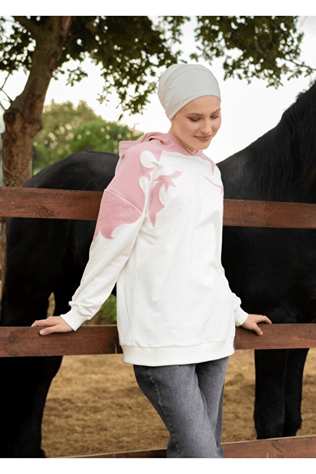 Sweatshirt Kovboy Pembe - 8