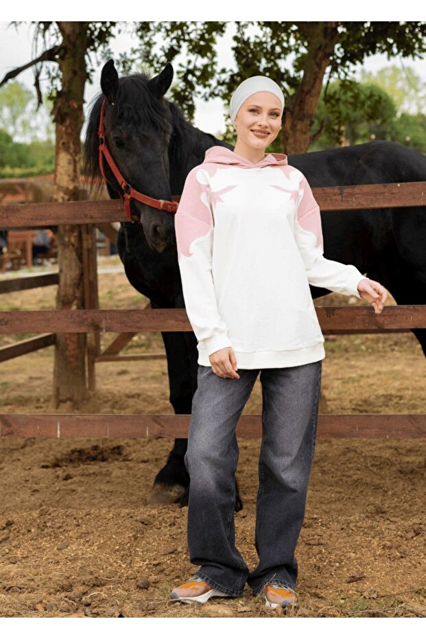 Sweatshirt Kovboy Pembe - 7