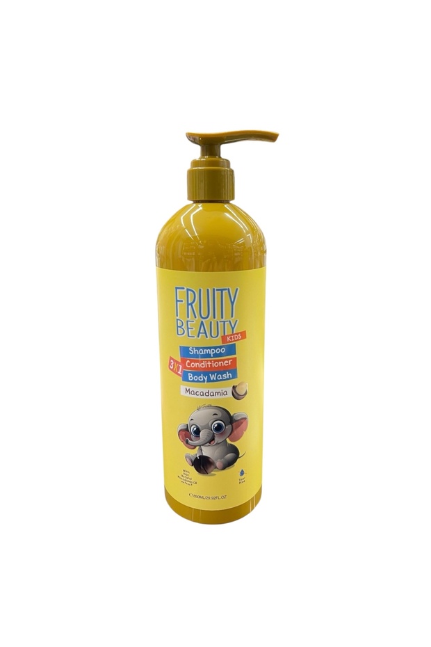Macadamia 3-in-1 Shampoo, Conditioner & Body Wash–850ml/29.92fl.oz Tear-Free, Sulfate