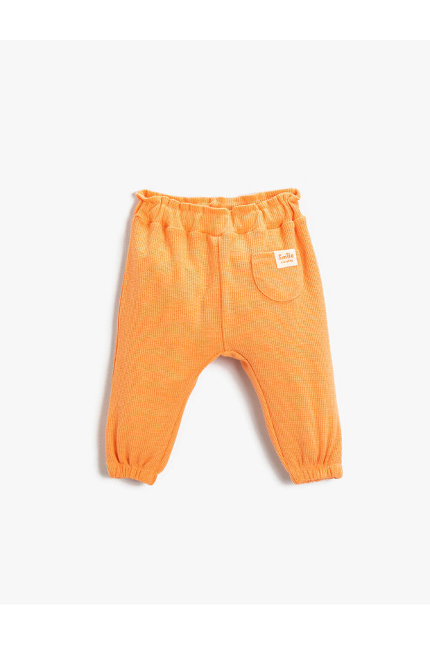 Baby Girl Orange Sweatpants 2SMG40017AK