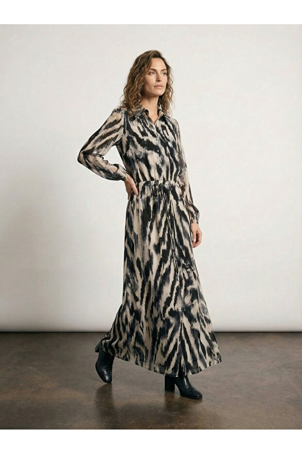 YORYO ŞİFON ELBİSE - 1