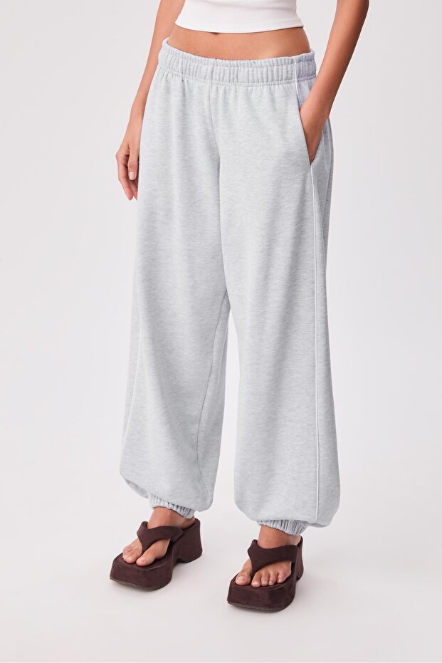 Şeritli jogger pantolon - 3