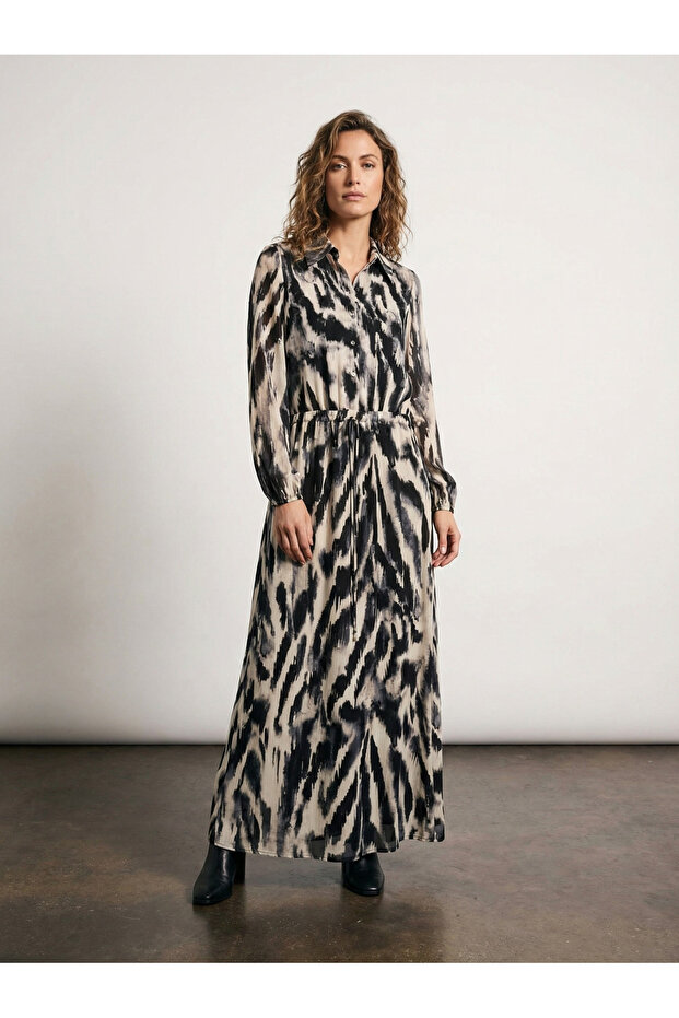 YORYO ŞİFON ELBİSE - 2