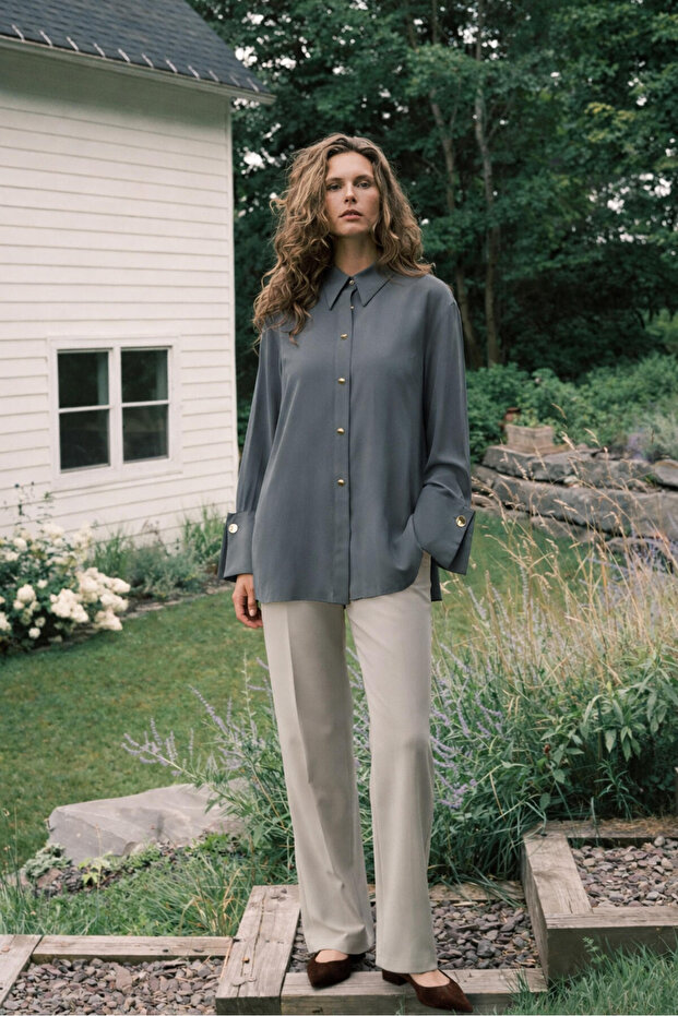 Poplin ing - széles mandzsetta - 1