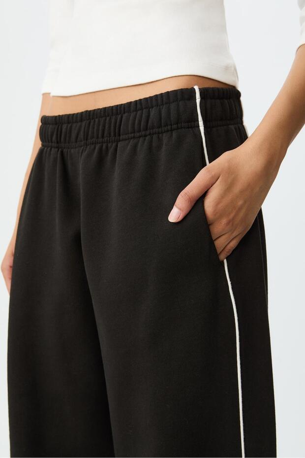 Şeritli jogger pantolon - 3