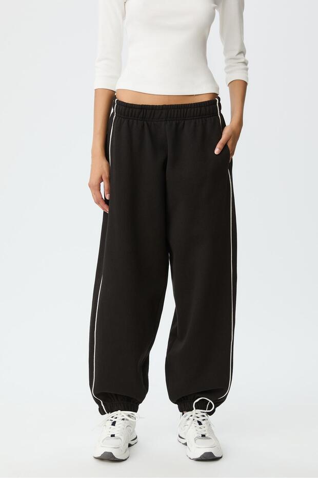 Şeritli jogger pantolon - 2