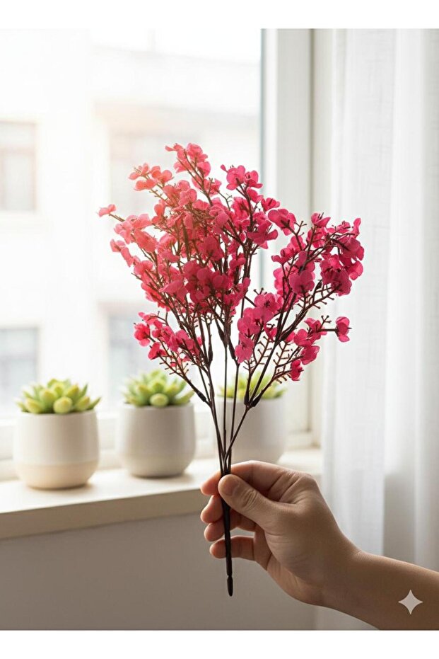 1 Piece Fuchsia Almond Flower Special Home Decoration